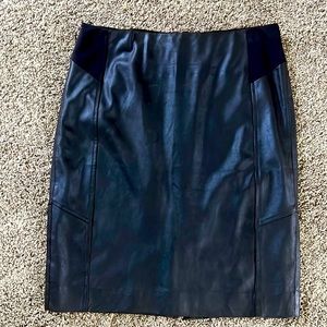 Leather skirt